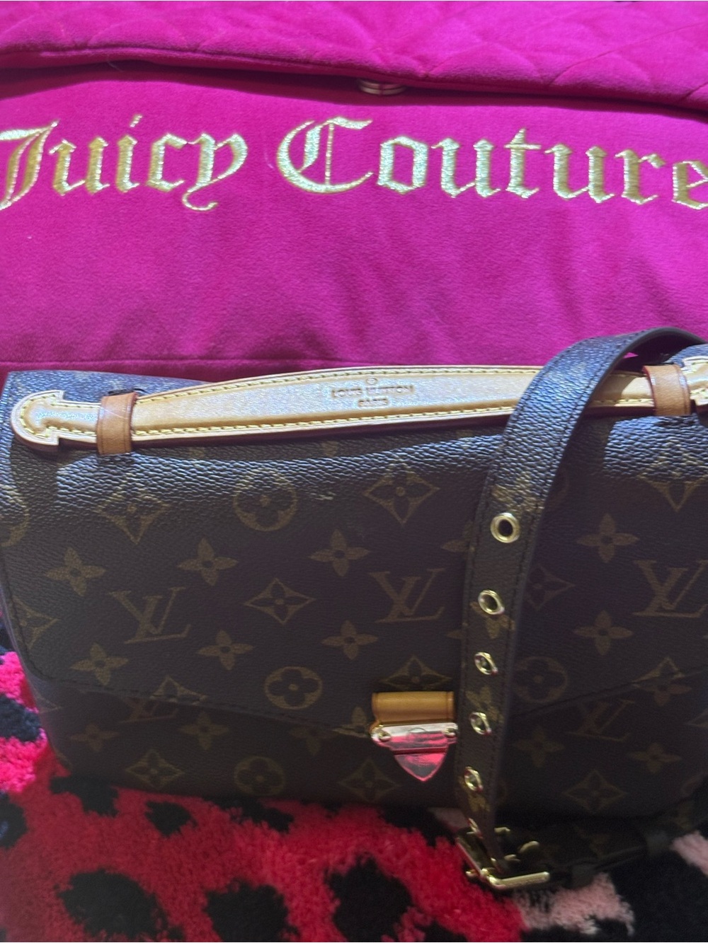 Louis Vuitton Monogram Shoulder Bag - Brown with Gold Hardware - Picture 11 of 11